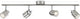 Philips led philips meranti opbouwspot - 4-lichts - nikkel