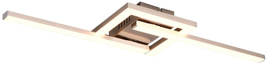 Rl live your light reality viale - plafondlamp - nikkel mat - incl. 1x smd 17 w - zwenkbaar