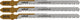 Wolfcraft - hardhout decoupeerzaagbladen 50mm - mirror-cut - decoupeerzaagblad hcs met t-schacht – hout - 8019000