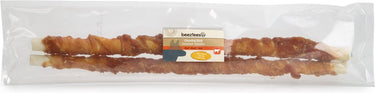 Beeztees culinair kauwstaaf met kip 2 stuks 45 cm - hondensnack - kauwsnack -