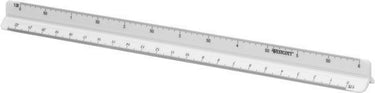 Westcott schaalstok - 30cm - schaal 1:20 25 50 75 100 125 - ac-e10163
