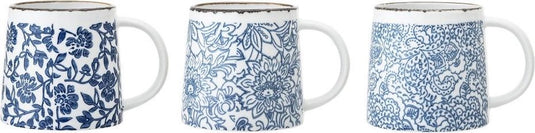 Bloomingville mok molly blauw steen