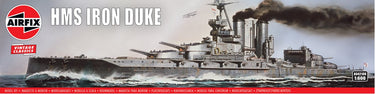 Airfix modelbouwpakket schepen - 04210v hms iron duke - vintage classics - marine schip plastic - 1:600 - modelbouw