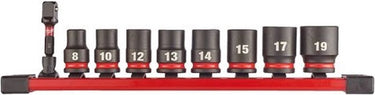 Milwaukee accessoires 3 8 | slagdopsleutel std | set | 9-delig - 4932480454