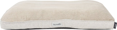 Scruffs harvard hondenkussen - orthopedisch matras - memory foam - pearl grey - l - 100 x 70 cm