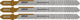 Wolfcraft - 3 decoupeerzaagbladen voor hardhout - 50mm zuivere snede - t-schacht - 8016000