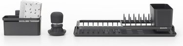 Brabantia sinkside afwasset compact - 4-delig - dark grey