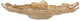 Bloomingville schaal glas beige asimi 38cm