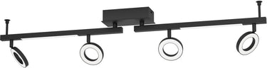 Eglo cardillio 2 spot - led - 98,5 cm - zwart