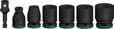Bosch pro slagmoerdoppenset met adapter 1 2 inch standaard 7-deli...