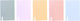 Ancor schrift emboss dry a4 ruit 5 mm 48 vel 90 grams krimp 5 stuks assorti - an-118858-c