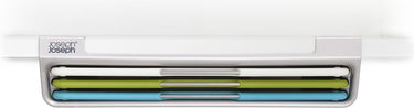 Joseph joseph folio slim snijplanken - set van 3 - in houder hangend - kunststof - grijs