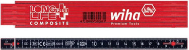 Wiha duimstok longlife® plus composite 2 m metrisch, 10 delen - 37067