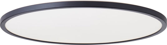 Brilliant brennan - plafondlamp - badkamer - led 35w 4000k - 3-step dimmer - ip44 - zwart wit