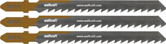 Wolfcraft - hout decoupeerzaagbladen - 3 stuks - decoupeerzaag - 8010000