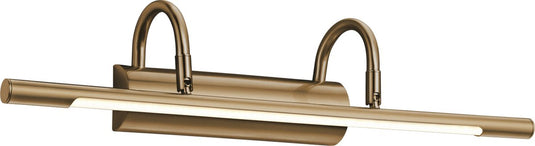 Trio cuadro - wandlamp - oud messing - incl. 1x smd 8 w - osram lichtbron - verlichting omhoog en omlaag - wandmontage - niet dimbaar