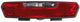 Dragerachterlicht Axa Juno Battery - 80 mm montage