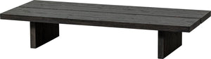 Woood lion salontafel - mdf - donkerbruin - 25x140x60