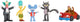 Jakks the simpsons - 6 cm multipack krusty de clown