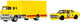 Hot wheels car culture: team transport jbm34, voertuigenset, 3 jaar, metaal, geel
