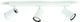Philips led philips paisley opbouwspot - 3-lichts - wit