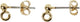 Creativ company cc oorstekers 13 mm goud 10 stuks