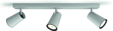 Philips led philips paisley opbouwspot - 3-lichts - aluminium