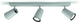 Philips led philips paisley opbouwspot - 3-lichts - aluminium