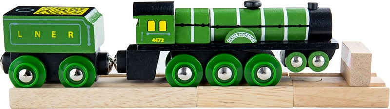 Load image into Gallery viewer, Bigjigs houten trein flying scotsmann
