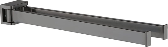 Plieger altea handdoekhouder – 2-arm – 36 cm breed – geborsteld gunmetal