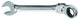 Bahco ringsteeksleutel met ratel 41rm flex kop 17mm - 41rm-17