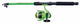 Albatros tele combo green 210 + 2000fd - telescoophengel met molen en nylon, allround set voor sportvissers