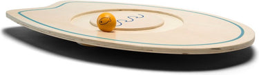 Bs toys buitenspeelgoed balansspel surfbord - 50 cm - speelgoed hout - balansspeelgoed - evenwichtsspel - cadeau kind