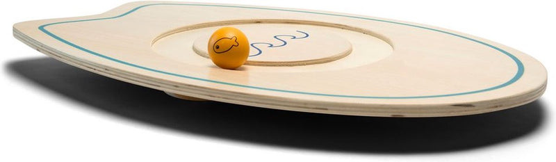 Load image into Gallery viewer, Bs toys buitenspeelgoed balansspel surfbord - 50 cm - speelgoed hout - balansspeelgoed - evenwichtsspel - cadeau kind
