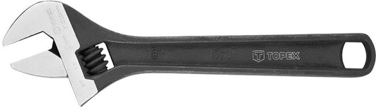 Topex - verstelbare sleutel - 200mm - chroom-vanadiumstaal