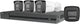 Ezviz h3k poe 4k kit - 4x beveiligingscamera buiten – ai-detectie, nachtvisie active defense - ip67 – poe sd