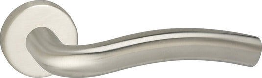 Impresso deurkruk - conway - voor binnen - rond - rvs - 2 stuks