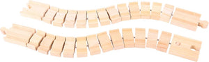 Bigjigs houten rails - flexibel, 2st.