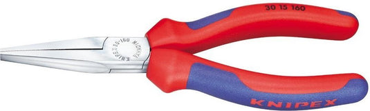 Knipex 30 15 160 langbektang verchroomd platte bek 160mm