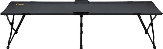 Abbey camp campingbed - asturia-206 - 206 x 75 x 47 cm - zwart