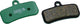 Bbb cycling remblokjes fiets - discstop e-bike - remblokken elektrische fiets - compatibel met shimano schijfremmen - groen - bbs-55e