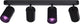 Calex smart plafondlamp - 4-lichts - slimme opbouwspot - ovaal - zwart