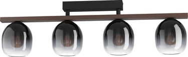 Eglo filago plafondlamp - e27 - 88 cm - zwart bruin