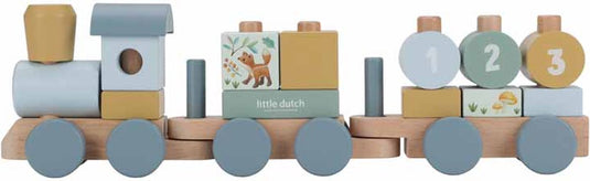 Little dutch blokkentrein - forest friends fsc