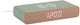 Karlsson wekker retro flat led - jungle groen - 16.1x7.6x3cm - scandinavisch - wekker voor slaapkamer - wekkers