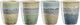 Leonardo matera beker 300ml assorti matera - set van 4