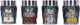 Nemesis now the lord of the rings - hobbit set shot glas - multicolours