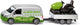 Siku 2005, vw t6 met lawn tractor, schaal 1:50; metaal kunststof