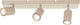 Brilliant jello - plafondlamp - led gu10 3x5w - 350lm - 3000k - dimbaar - champagne