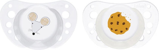Chicco physio air silicone pacifier 16-36m 2 stuks